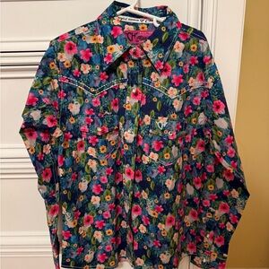 Floral Denim Shirt